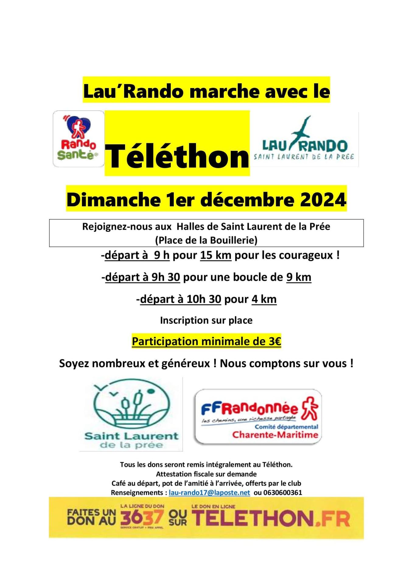 Affiche telethon 2024