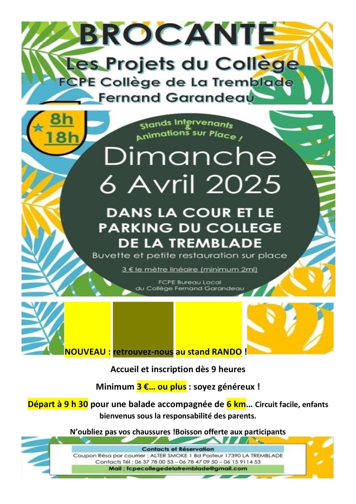 College la tremblade 6 avril 2025